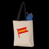 11L Canvas Tote with Contrast-Color Handles Thumbnail