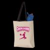 11L Canvas Tote with Contrast-Color Handles Thumbnail