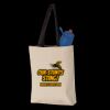 11L Canvas Tote with Contrast-Color Handles Thumbnail