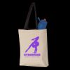 11L Canvas Tote with Contrast-Color Handles Thumbnail