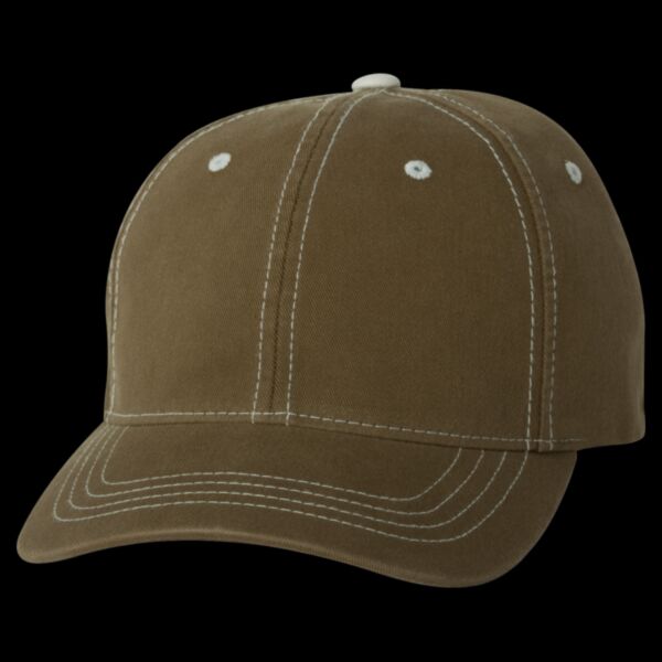 Contrast Color Stitched Cap Thumbnail