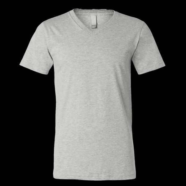 Unisex Heather CVC V-Neck Tee Thumbnail
