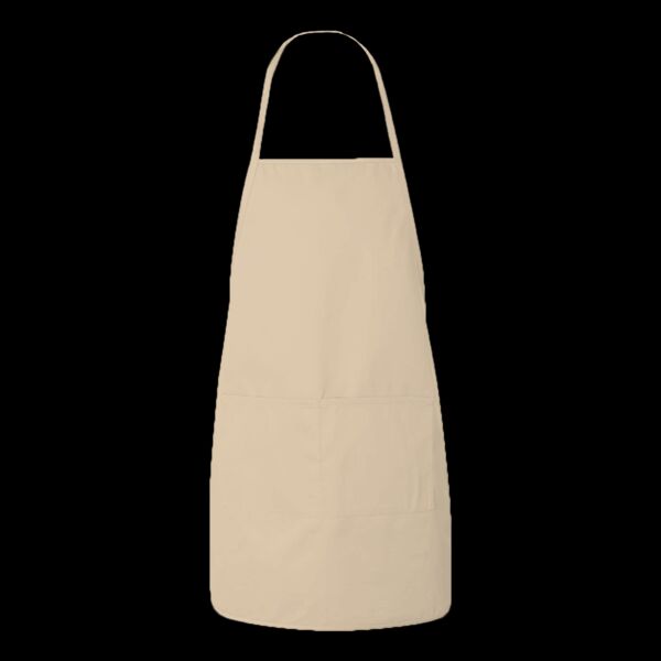 Heather NL2R Long Round Bottom Cotton Twill Apron Thumbnail