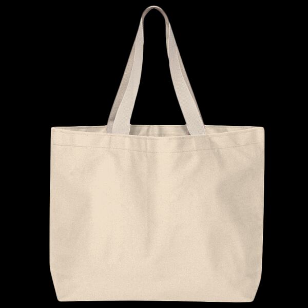 USA Made Cotton Canvas Jumbo Tote Bag Thumbnail