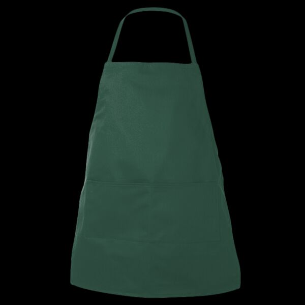 Caroline AL2B Butcher Style Cotton Twill Apron Forest Thumbnail