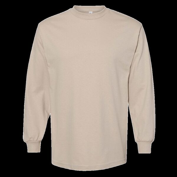 Unisex Heavyweight Cotton Long Sleeve Tee Thumbnail