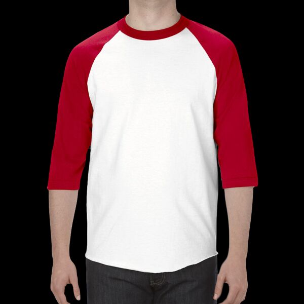 Classic Raglan Three-Quarter Sleeve T-Shirt Thumbnail