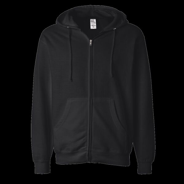 Unisex Midweight Full-Zip Hooded Sweatshirt Thumbnail