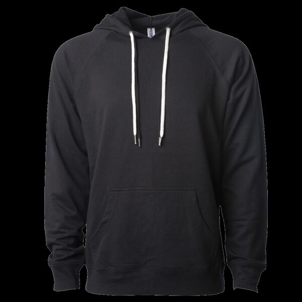 Unisex Icon Lightweight Loopback Terry Hooded Sweatshirt Thumbnail