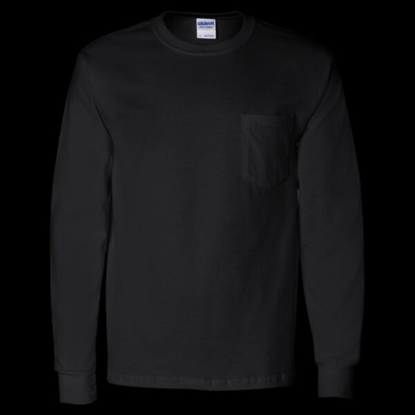 Unisex Ultra Cotton® Long Sleeve Pocket T-Shirt Thumbnail