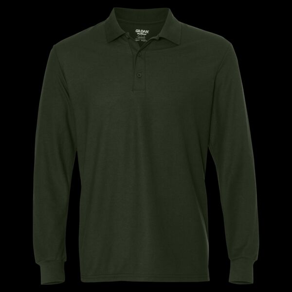 DryBlend® Double Piqué Long Sleeve Polo Thumbnail