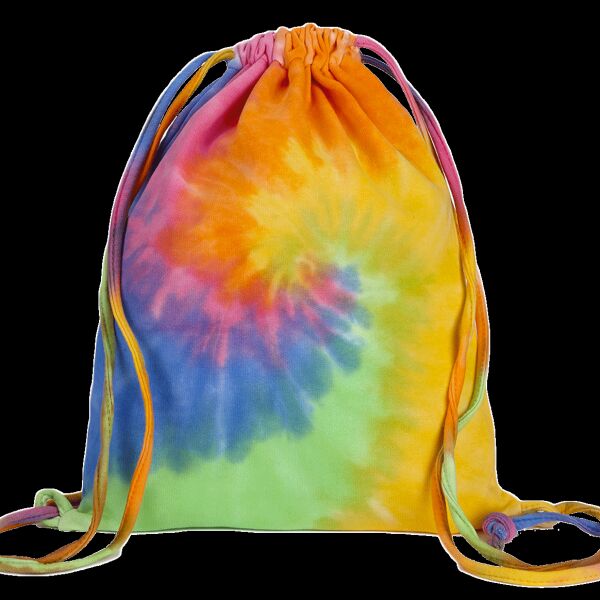 Swirl Tie-Dyed Drawstring Bag Thumbnail