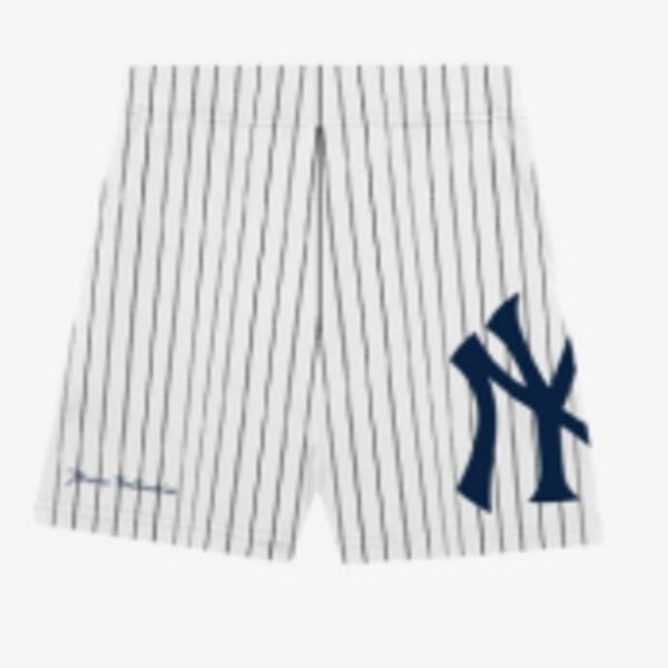 New York Yankees Dye Sublimated Shorts -Navy Stripe Thumbnail