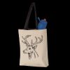 11L Canvas Tote with Contrast-Color Handles Thumbnail