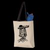 11L Canvas Tote with Contrast-Color Handles Thumbnail
