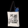 11L Canvas Tote with Contrast-Color Handles Thumbnail